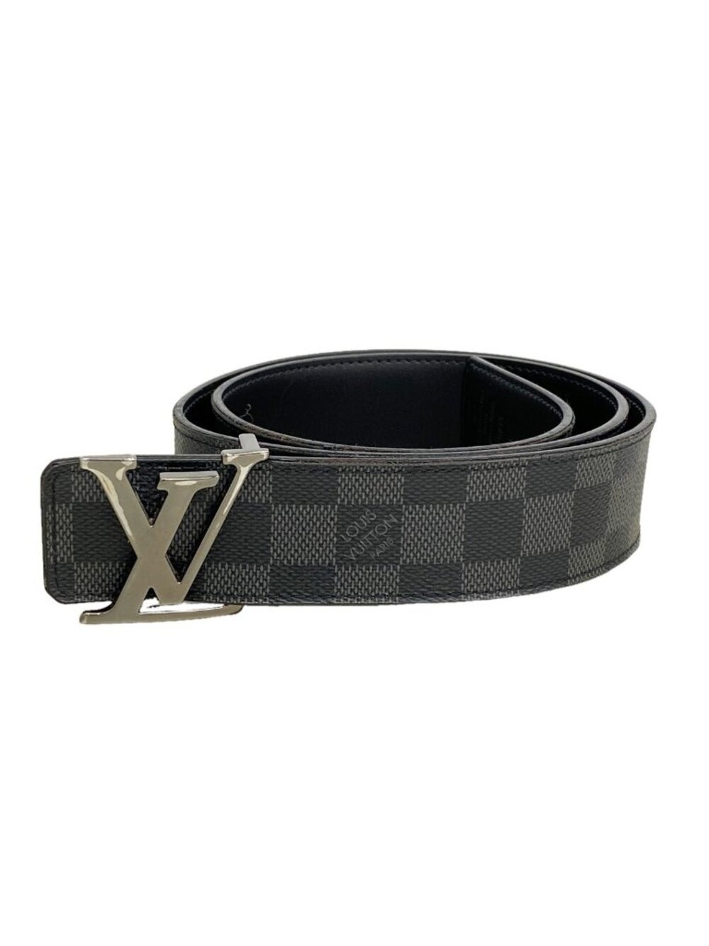 Louis Vuitton Belt Damier Graphite Ceinture LV Black Gray
